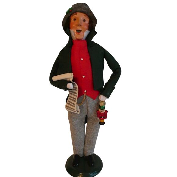 Byers' Choice Other - Byers' Choice Christmas Caroler Man with Sheet Music Nutcracker 13" Figurine